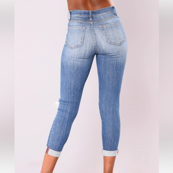 Distressed Denim Jeans - Picture 2 of 2